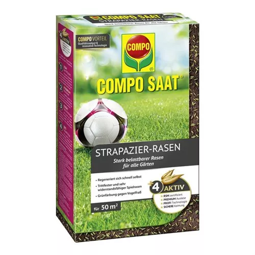 COMPO SAAT® Strapazier-Rasen 1 kg für 50