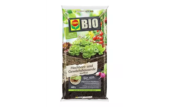 COMPO BIO Hochbeet- und Gewächshauserde 
