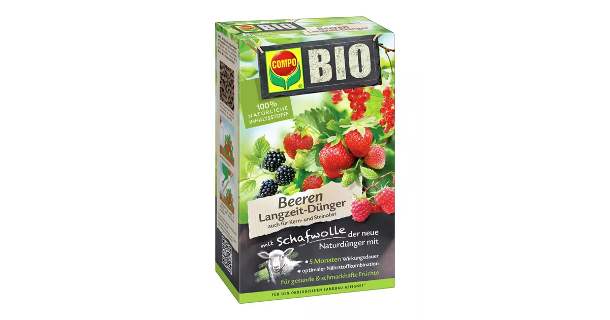 COMPO BIO Beeren Langzeit-Dnger mit Sch