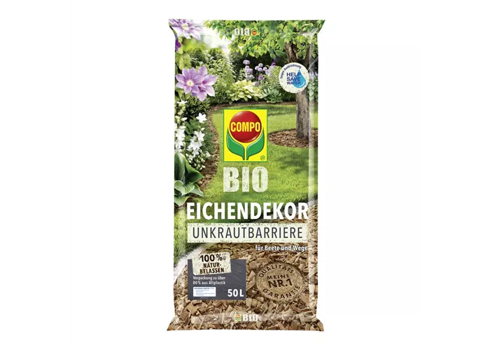 COMPO BIO Eichendekor + Unkrautbarriere 