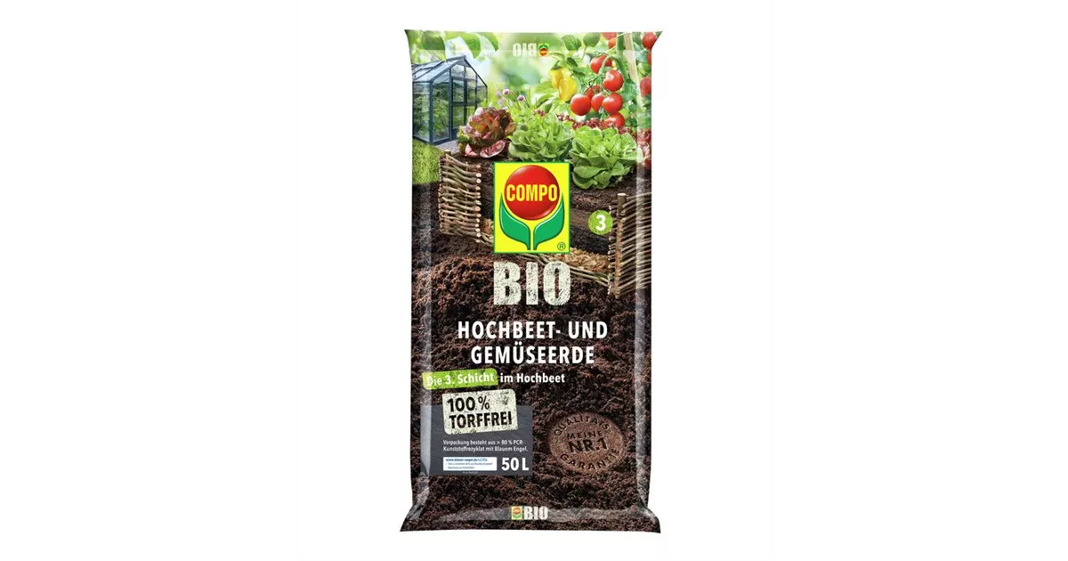 Torff COMPO BIO Hochbeet- und Gemüseerde torff