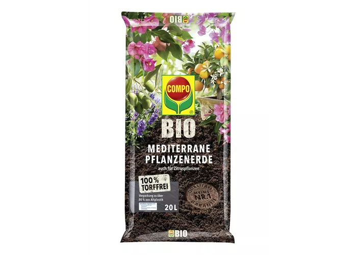 COMPO BIO Mediterrane Pflanzenerde torff