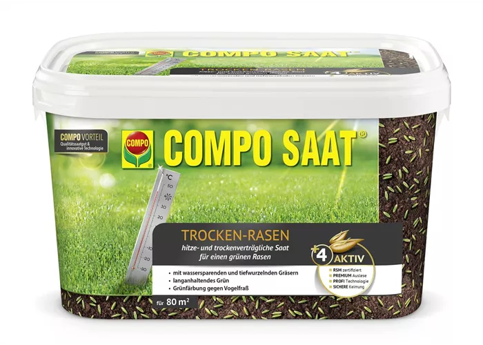 COMPO SAAT® Trocken-Rasen 2 kg für 80 m²