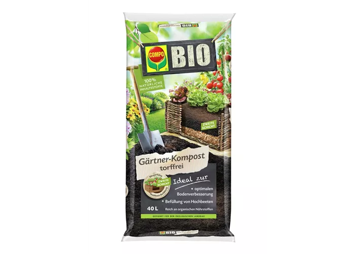 COMPO BIO Gärtnerkompost torffrei 40 L