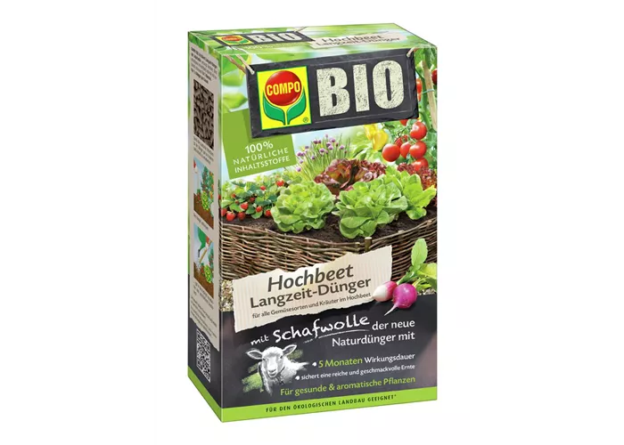 COMPO BIO Hochbeet Langzeit-Dünger mit S