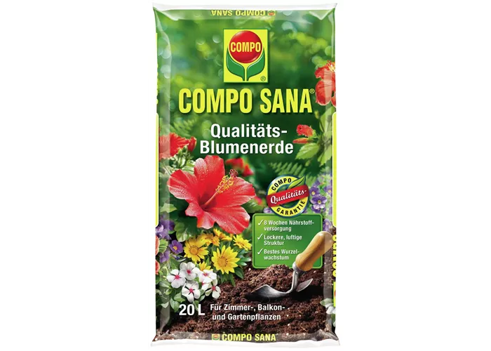 COMPO SANA® Qualitäts-Blumenerde 20 L