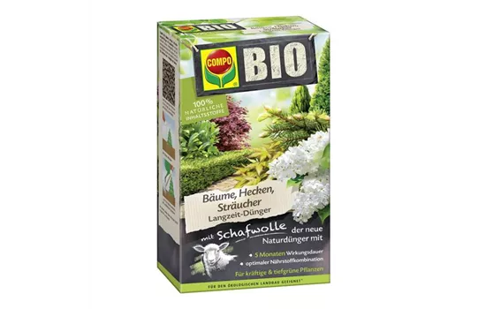 COMPO BIO Gehölz Langzeit-Dünger mit Sch