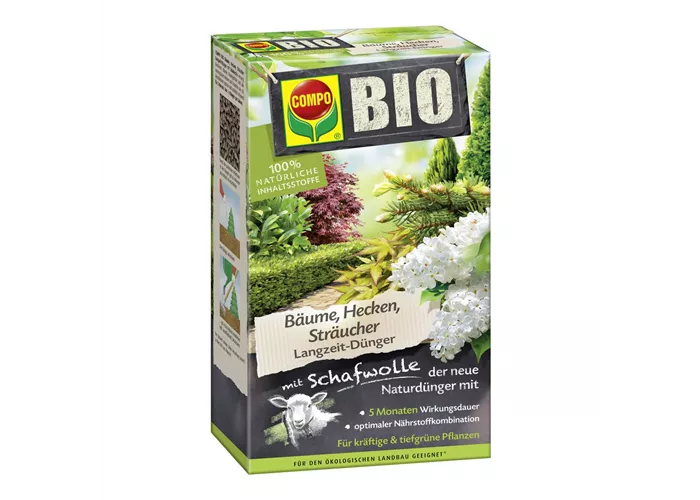 COMPO BIO Gehölz Langzeit-Dünger mit Sch